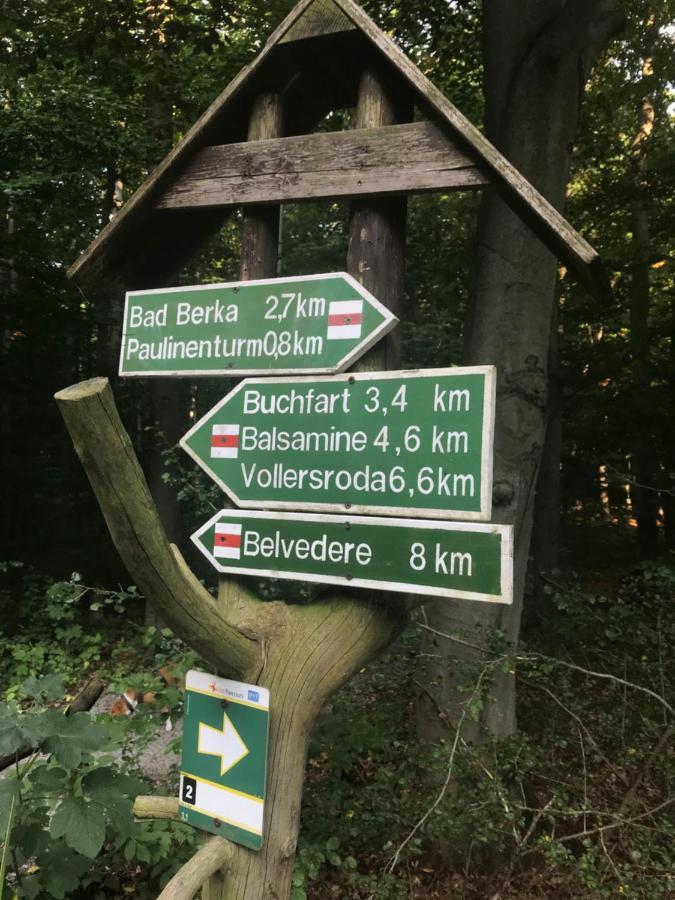 Ferienwohnung Auszeit Am Kurpark Bad Berka - Balkon - Ruhige Lage- Gratis Parkplatz & Wlan Zewnętrze zdjęcie