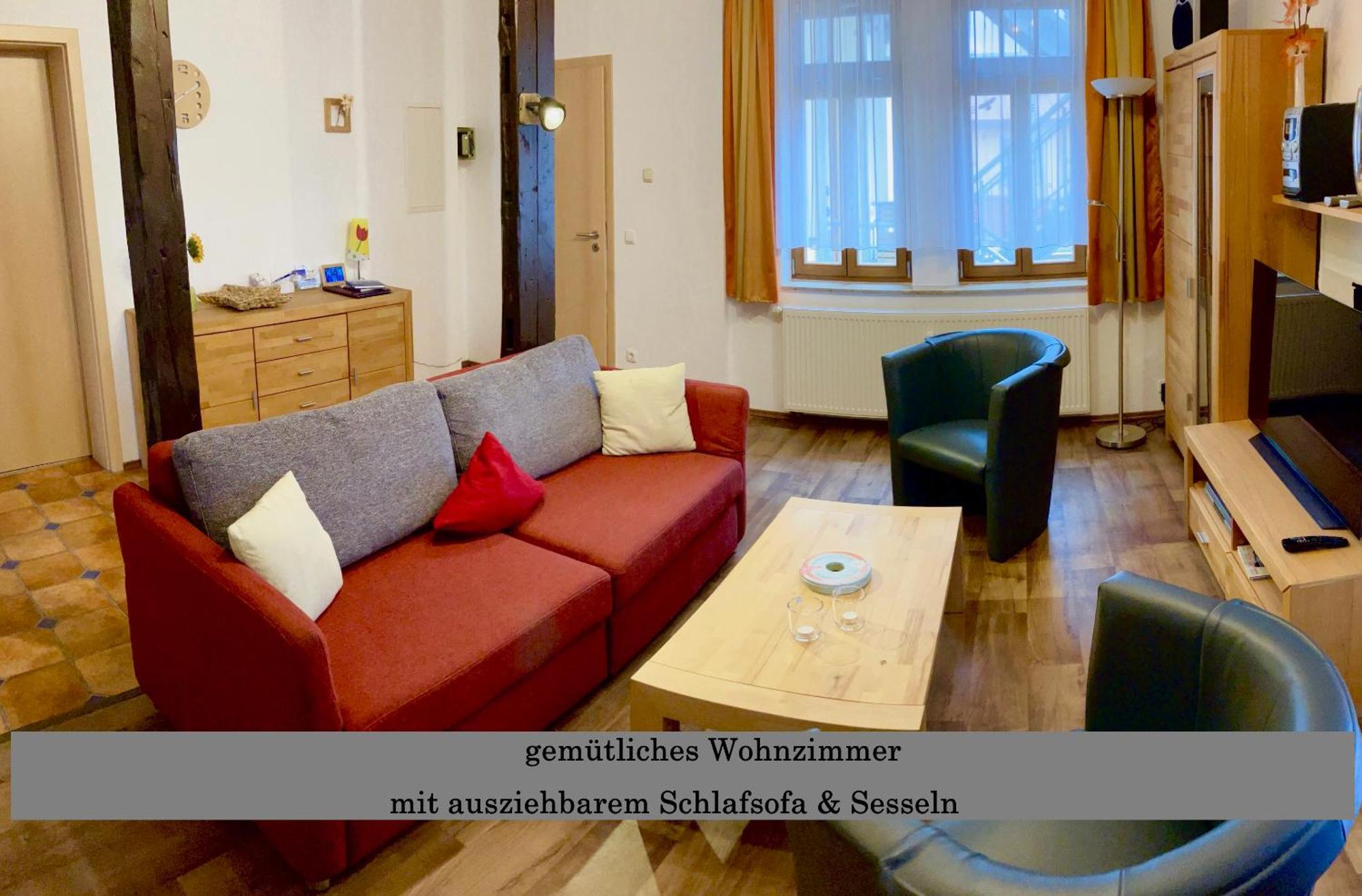 Ferienwohnung Auszeit Am Kurpark Bad Berka - Balkon - Ruhige Lage- Gratis Parkplatz & Wlan Zewnętrze zdjęcie