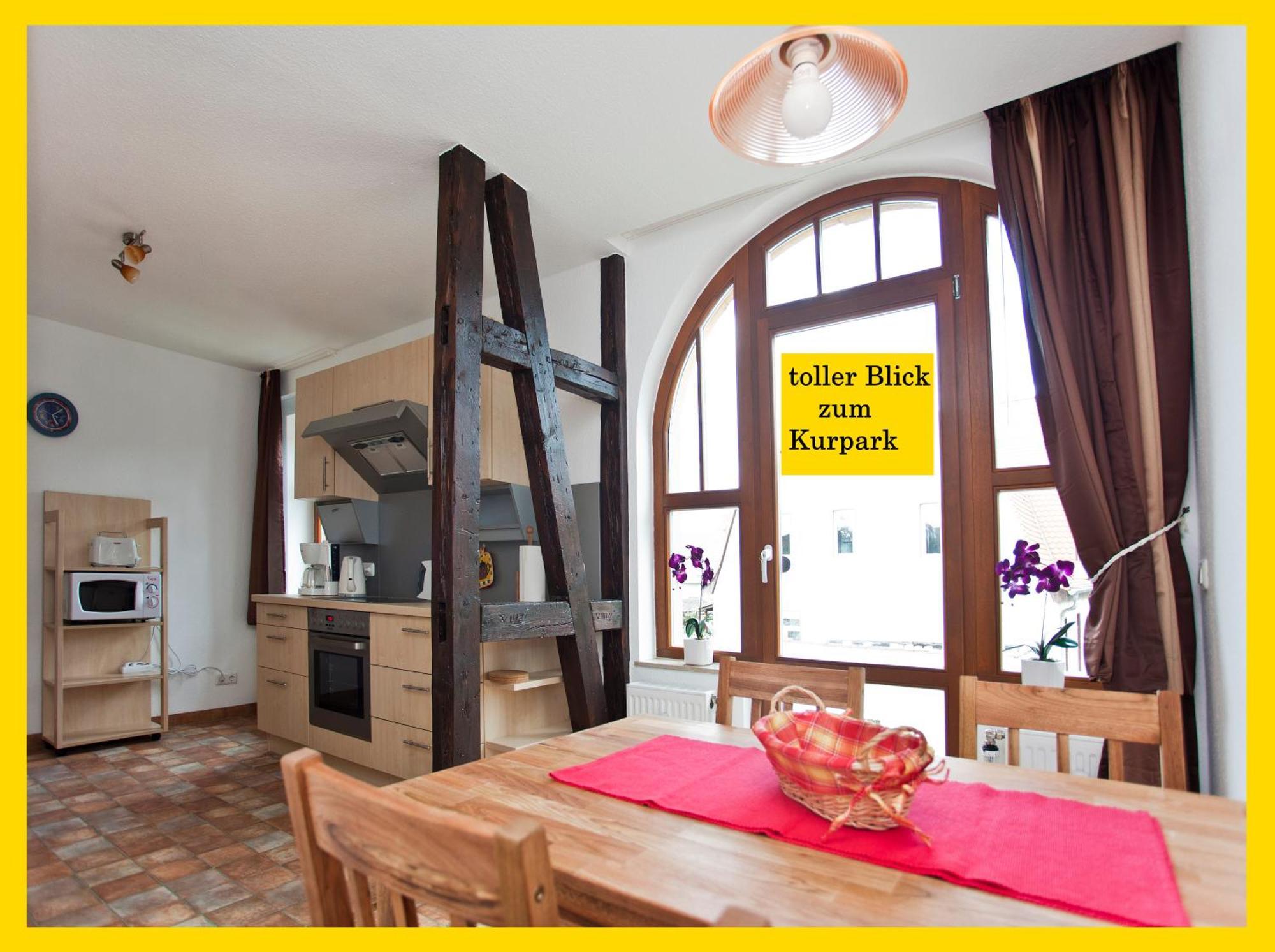 Ferienwohnung Auszeit Am Kurpark Bad Berka - Balkon - Ruhige Lage- Gratis Parkplatz & Wlan Zewnętrze zdjęcie